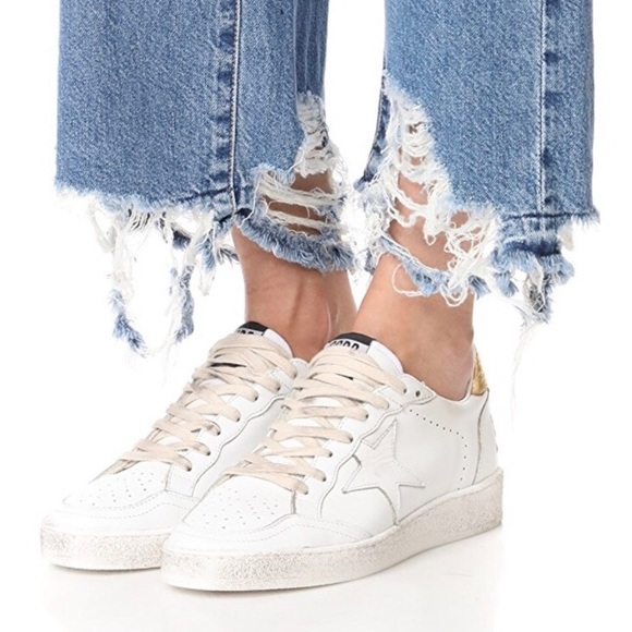 Golden Goose Shoes - Golden Goose White Gold Ball Star 37 7 Shopbop Box